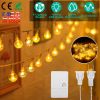 32.8Feet Globe String Lights 100 Ball Led Fairy Lamps Ip44 Waterproof Decorative Lights With 8 Lighting Modes For Garden Lawn Patio