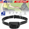 Dog Bark Collar Ip67 Waterproof Rechargeable Dog Training Receiver Shock Collar Receiver With Beep Vibration Shock 9 Levels 1640Ft Remote Range