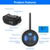 Electric Dog Training Collar Rechargeable Receiver Beep Shock For Small Medium Large Dogs