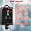 Solar Christmas Candy Cane Lights With 12 Candies 72Leds Outdoor Christmas Decorations Ip44 Waterproof Flickering Pathway Markers String Lights With 8