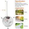 15In High Pressure Washer Flat Surface Cleaner 4000Psi Stainless Steel Disc Power Washer Broom With 3 Wheels 2 Washer Extension Wands 2 Replacement No