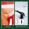 7Ft Inflatable Hanging Santa Christmas Decoration With Warm White Led Lights Built-In Fan Outdoor Blow Up Christmas Yard Decor For Lawn Garden Roof Ea