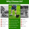 21V Electric Weed Edger Cordless String Trimmer Grass Mower Eater Bush Cutter With 16800Rpm 2X 3000Mah Batteries 3.6-4.6Ft Length 90° Rotatable Angle
