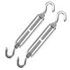 Sun Shade Sail Hardware Kit Stainless Steel Canopy Installation Kit Fixing Accessory For Rectangular Square Shade Sail Installation