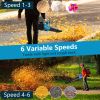 Cordless Leaf Blower 93Mph 431Cfm Battery Powered Leaf Blower    With 6 Variable Speeds 2 Rechargeable Batteries For Yard Patio Driveway