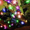 2Pcs Solar Powered String Lights 39.3Ft 100Led Beads Fairy Star Lights Ip65 Waterproof Decorative Garden Party Christmas Tree Stake Lamps W/ 8 Lightin