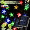 2Pcs Solar Powered String Lights 39.3Ft 100Led Beads Fairy Star Lights Ip65 Waterproof Decorative Garden Party Christmas Tree Stake Lamps W/ 8 Lightin