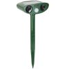 Solar Ultrasonic Animal Repeller Pir Motion Sensor Animal Repellent Chaser Ipx4 Waterproof For Farm Garden Yard To Drive Raccoon Squirrel Rat Skunk Ra
