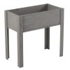 31X16X30In Elevated Raised Garden Bed With Legs, Wooden Planter Box For Outdoor Vegetable Herb Flower Fruit Growing