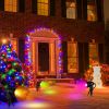 4Pcs Landscape Lights Color Changing Landscape Spotlight Ip65 Waterproof Rgbw Led Colorful Stake Light With Remote Control 16 Color 4 Dynamic Light Mo