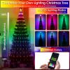 5.9Ft 234Pcs Led Lights Collapsible Christmas Tree Light With Remote App Control Ip65 Waterproof Customized Multi-Color Mode Timer Setting Work With A