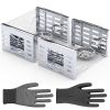 2Pcs Humane Rat Trap Catch And Release Live Mouse Cage Traps With Automatic Continuous Cycle Trapping For Chipmunk Rodent Mouse Small Animals