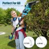 2-In-1 Cordless Pole Saw And Mini Chainsaw With Extension Pole 21V Battery 6” Electric Brushless Pole Chainsaw With Digital Display Auto Oiler Safety