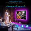 Led Strip Lights, Waterproof 16.4Ft 300 Leds Smd5050 Rgb Color Changing Wifi Smart Led Light Strip Work With Alexa Google Assistant Sync With Music Ap