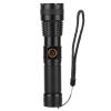Tactical Led Flashlight Zoomable Rechargeable Search Light Torch 50000Lm W/ 5Modes Sos Night Light For Night Walking Adventures