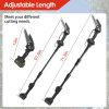 2-In-1 Cordless Pole Saw & Mini Chainsaw Electric Mini Chainsaw Length Adjustable Cordless Chain Saw With 2Pcs 3000Mah Batteries 4In/6In Chains For Tr