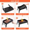 Portable Bbq Grill Foldable Charcoal Grill Lightweight Smoker Grill For Camping Picnics Garden Grilling