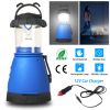 Camping Light Hand Crank Hiking Emergency Spotlight Lantern Lamps W/ Car Charger