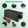 31X12X11” Heavy Duty Folding Live Animal Trap Cage Humane Easy To Catch And Release Trap For Stray Cats Raccoons Squirrel Skunk Groundhog Armadillo Ra