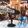 Christmas Snowflake Projector Light Dual-Head Led Stake Light Ip44 Waterproof Xmas Decoration For Holiday Indoor Outdoor Use Garden Patio Wall Decor