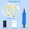 2Pcs Floating Pool Lights 14In Solar Powered Pool Balls Ip68 Waterproof Inflatable Pool Decoration Lights With Remote Control 3 Light Modes Timer Adju