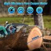 2-In-1 8” Cordless Electric Pole Saw And Mini Chainsaw With Extension Poles 2Pcs 21V 3.0Ah Batteries Adjustable Length Chain Saw With Auto Oiler Safet