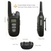 Dog Training Collar Ip67 Waterproof Rechargeable Dog Shock Collar W/ 1640Ft Remote Range Beep Vibration Shock 3 Training Modes