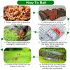 2Pcs 18X8X10In Humane Single Door Live Animal Trap Collapsible Galvanized Iron Animal Cage Catch And Release For Small Squirrel Raccoon Feral Cat Weas