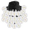 25Ft Decorative Globe String Lights Outdoor Indoor 25Pcs Bulb Light Strings Fairy String Lamps For Garden Lawn Patio Cafe Party