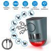 3-In-1 Ultrasonic Solar Animal Repeller Motion Activated Animal Repellent With Ultrasonic Sound Alarm Strobe Light 4 Modes Ip55 Waterproof For Deer Ra