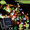 2Pcs Solar Powered String Lights 39.3Ft 100Led Beads Fairy Star Lights Ip65 Waterproof Decorative Garden Party Christmas Tree Stake Lamps W/ 8 Lightin
