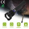 Led Tactical Flashlights 30000Lm Usb Rechargeable Flashlight Water-Resistant Zoomable Led Torch W/ 3 Modes Sos 3200Mah Battery Handheld Flashlights Fo
