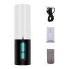 4 In 1 Rechargeable Camping String Light Ip44 Waterproof Camping Lantern With 33Ft String Light 7 Light Modes Emergency Power Bank Carry Bag For Indoo