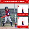 3-In-1 Baseball Toy Set For 3-5Years Old Kids And Toddlers Includes Tee Ball Stand Hanging Tee Automatic Ball Launcher With Adjustable Height For Indo