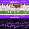 2Packs Solar Scary Eyeballs Lights Outdoor Halloween Decoration Swaying Light Halloween Path Lights Ornaments With Total 12Led Ip65 Waterproof For Yar