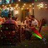 Outdoor Laser Projector Light Red And Green Projection Light With 3 Modes 12 Speeds 6Hrs Timer Ip44 Waterproof Firefly Landscape Light For Christmas H