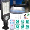 Solar Wall Light Outdoor 72 Led Beads Pir Motion Sensor Remote Control Wireless Lamps Ip45 Waterproof Lighting For Garage Front Door Garden Pathway