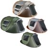 3-4 Person Pop Up Tent Automatic Setup Camping Tent Waterproof Instant Setup Tent With 2 Mosquito Net Windows Carrying Bag For Hiking Climbing Adventu