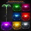 4Pcs Solar Powered Jellyfish Lights Ip44 Waterproof Decorative Outdoor Lamps 7 Color Changing Night Light