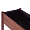 48X24X30In Elevated Raised Garden Bed With Legs, Wooden Planter Box For Outdoor Vegetable Herb Flower Fruit Growing