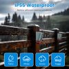 2Pack 3-In-1 Ultrasonic Solar Animal Repeller Motion Activated Animal Repellent With Ultrasonic Sound Alarm Strobe Light 4 Modes Ip55 Waterproof For D