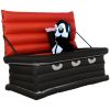 6 Ft Halloween Inflatable Vampire In Coffin Outdoor Decoration With Built-In Led Lights, Ip44 Waterproof Blow Up Dracula Coffin Yard Decoration With S