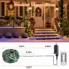 330Ft 1000Led String Lights Outdoor Christmas Decoration Lights With Remote Ip44 Waterproof 8 Lighting Modes 8 Brightness Timer Plug In Fairy Light Xm