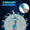 2-In-1 Cordless Pole Saw And Mini Chainsaw With Extension Pole 21V Battery 8” Electric Brushless Pole Chainsaw With Auto Oiler Safety Switch 6.4Lbs Li