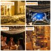 9.84X6.56Ft 192Led Solar Christmas Net Lights Outdoor Bush Lights Dimmable Ip44 Waterproof With 8 Modes Remote Timer Memory Function For Holiday Party