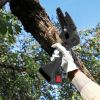 3-In-1 Cordless Electric Pole Saw & Mini Chainsaw & Grass Trimmer Kit With Adjustable Length 2Pcs 21V 1500Mah Batteries 4In/6In Chains Saw Blade 5Pcs