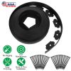 100Ft Non-Digging Plastic Garden Edging Kit Plastic Garden Border With 90 Spikes 2In Tall Border Edging For Garden Lawn Yard Flower Beds