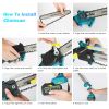 2-In-1 Cordless Pole Saw And Mini Chainsaw With Extension Pole 21V Battery 8” Electric Brushless Pole Chainsaw With Auto Oiler Safety Switch 6.4Lbs Li