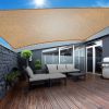 Rectangle Top Canopy 98% Uv Block Awning Shelter 185Gsm Hdpe Patio Cover With Snap Hooks Ropes For Outdoor Garden Backyard