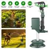 Solar Powered Motion Sensor Animal Repellent Sprinkler With Flashing Light Outdoor Animal Deterrent For Cats Dogs Squirrels Birds Raccons Deer And Mor